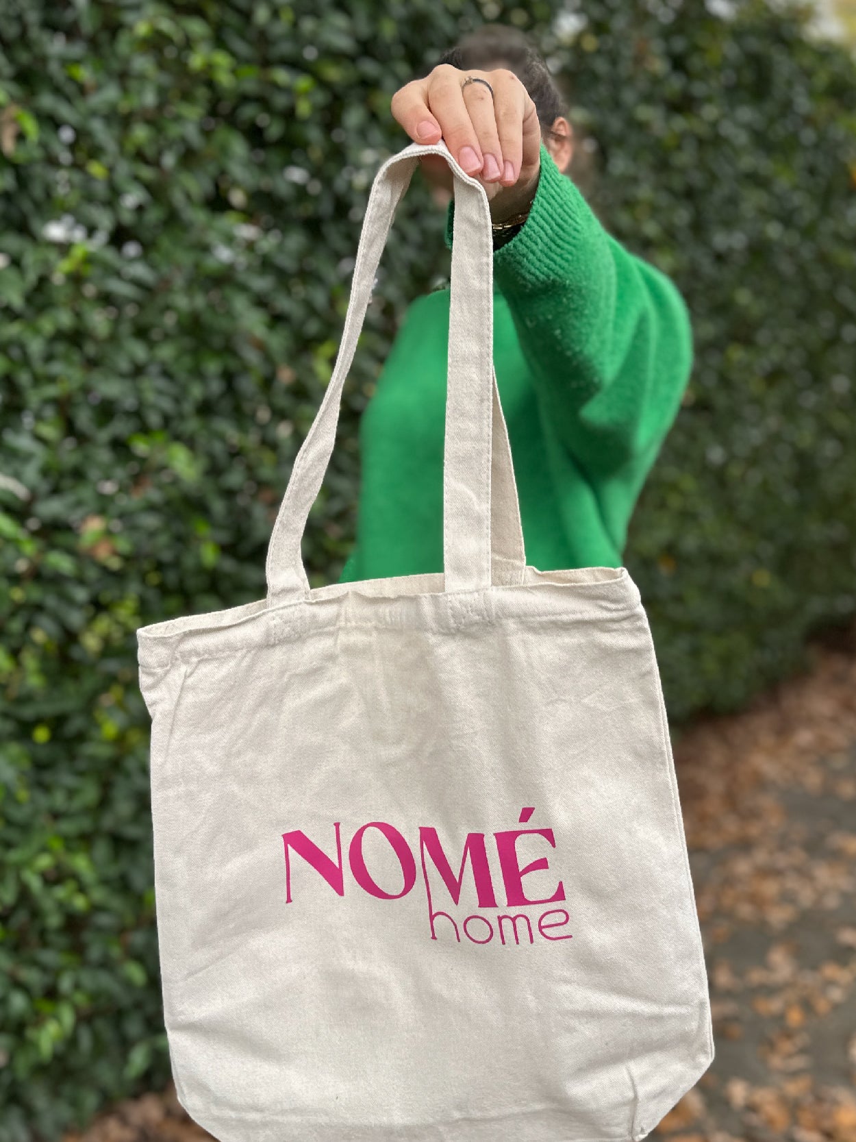 Beige shopper