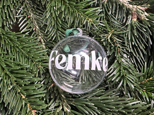 Kerstbal personaliseren
